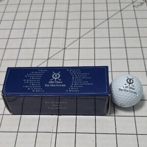 The Old Course Commemorative Open 2005 Set 4 Golf Balls, Titleist Pro V1 392 NIB